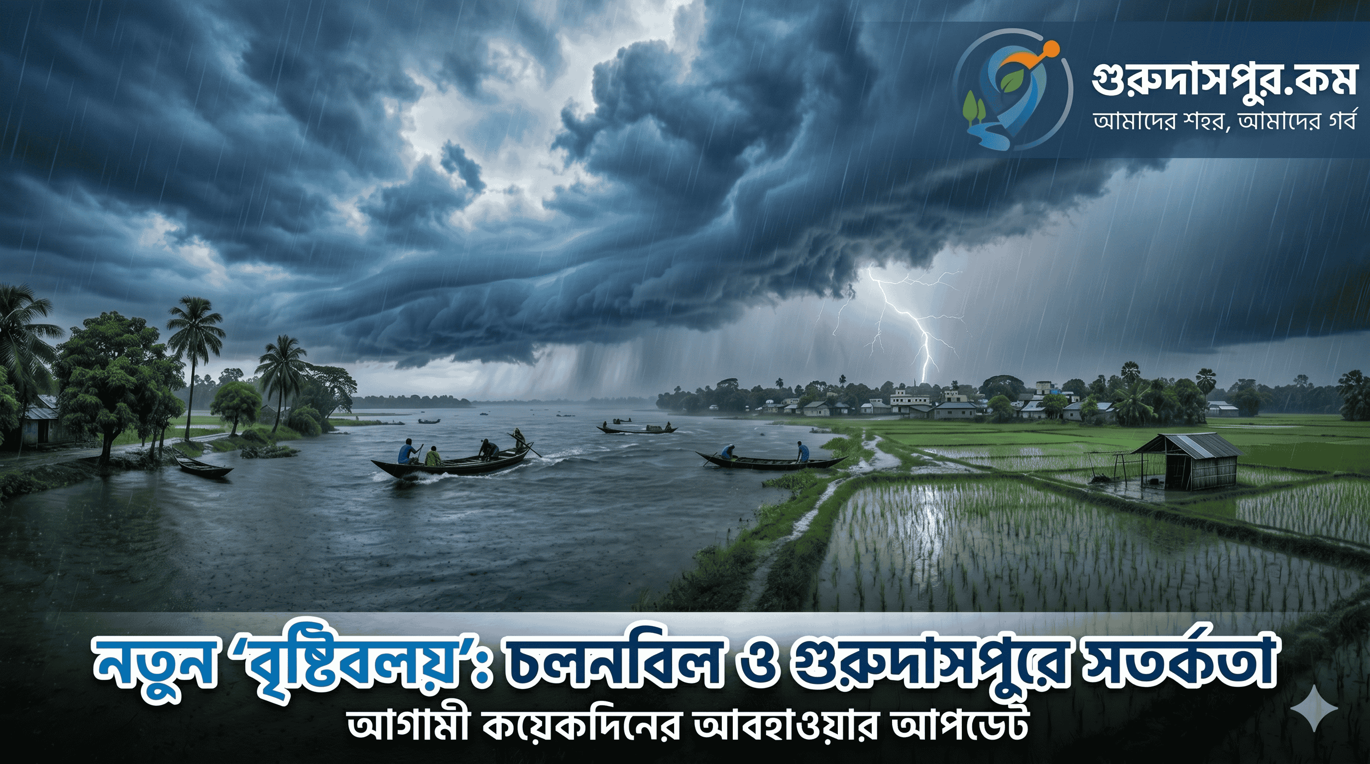 গুরুদাসপুরসহ সারা দেশে শুরু হয়েছে নতুন বৃষ্টিবলয়: জেনে নিন জরুরি কিছু তথ্য