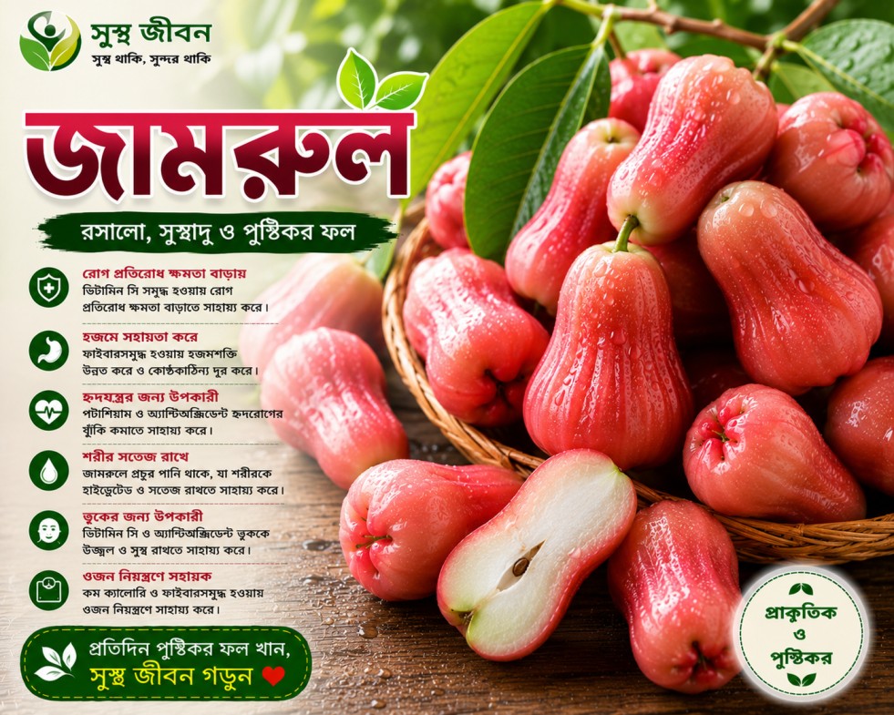 জামরুল খাওয়ার উপকারিতা — বিস্তারিত