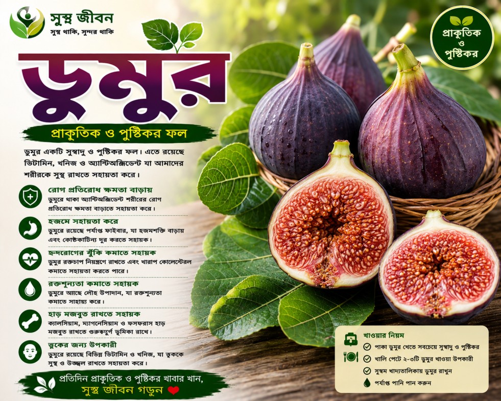 ডুমুর (Fig) খাওয়ার উপকারিতা — বিস্তারিত ব্লগ পোস্ট